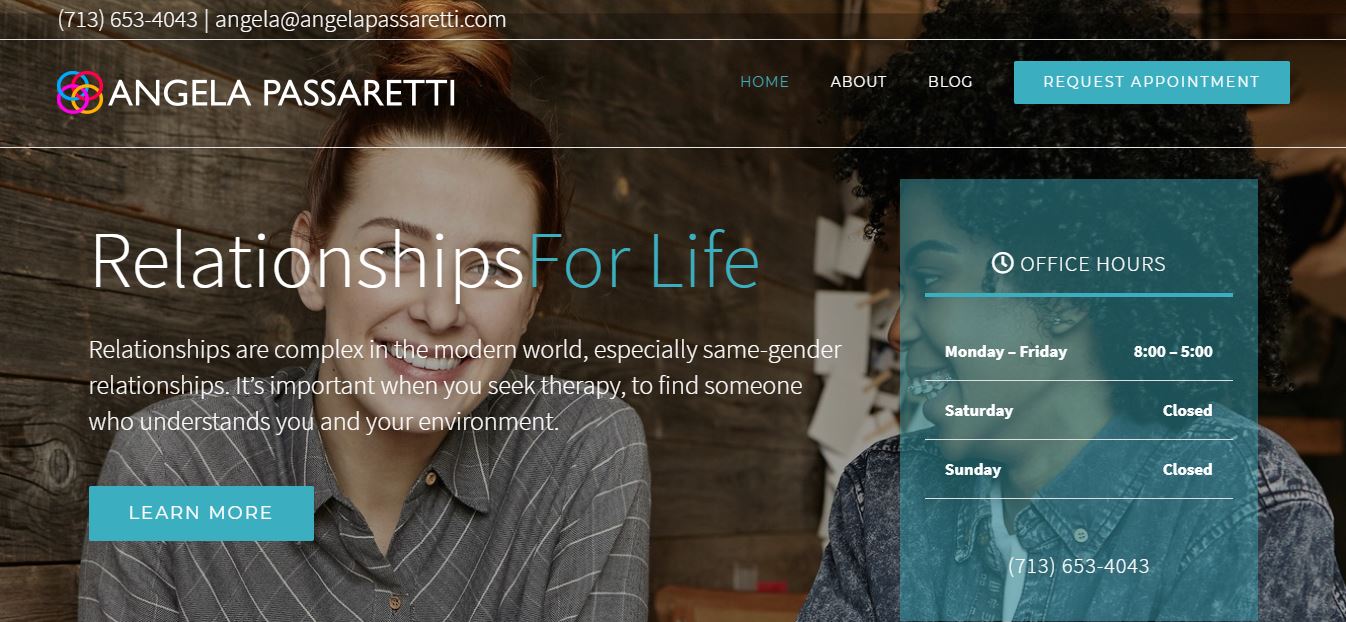 Psychologist Website Design